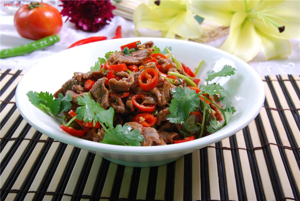 小炒黄牛肉