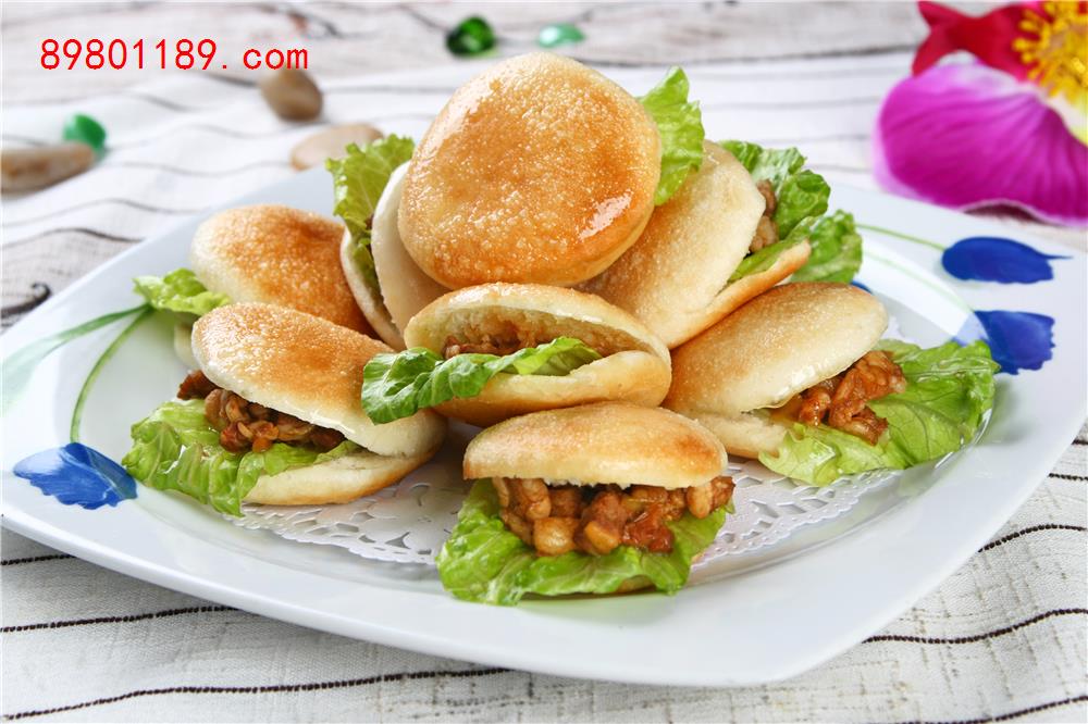 小饼夹菜