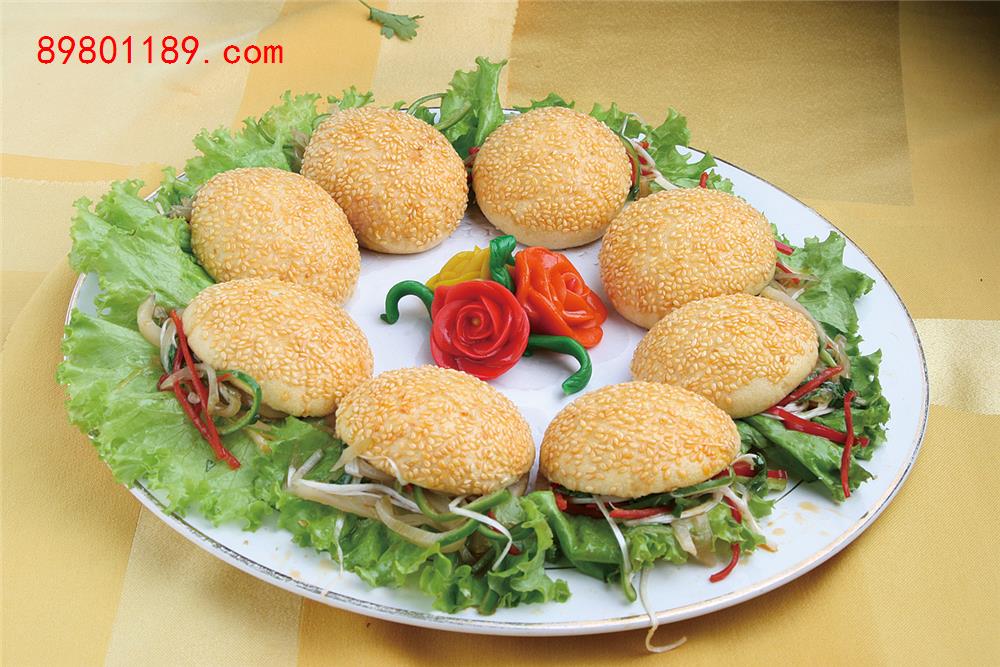 香饼夹咸菜