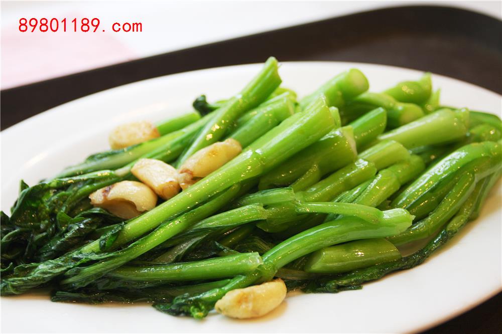 生炒菜心元