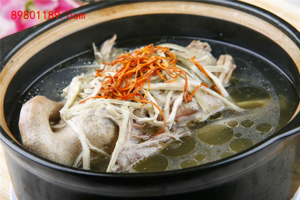 虫草花炖老鸭汤