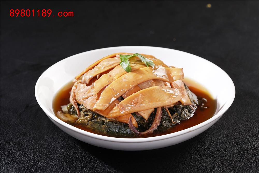 肉沫梅菜扣干鱿