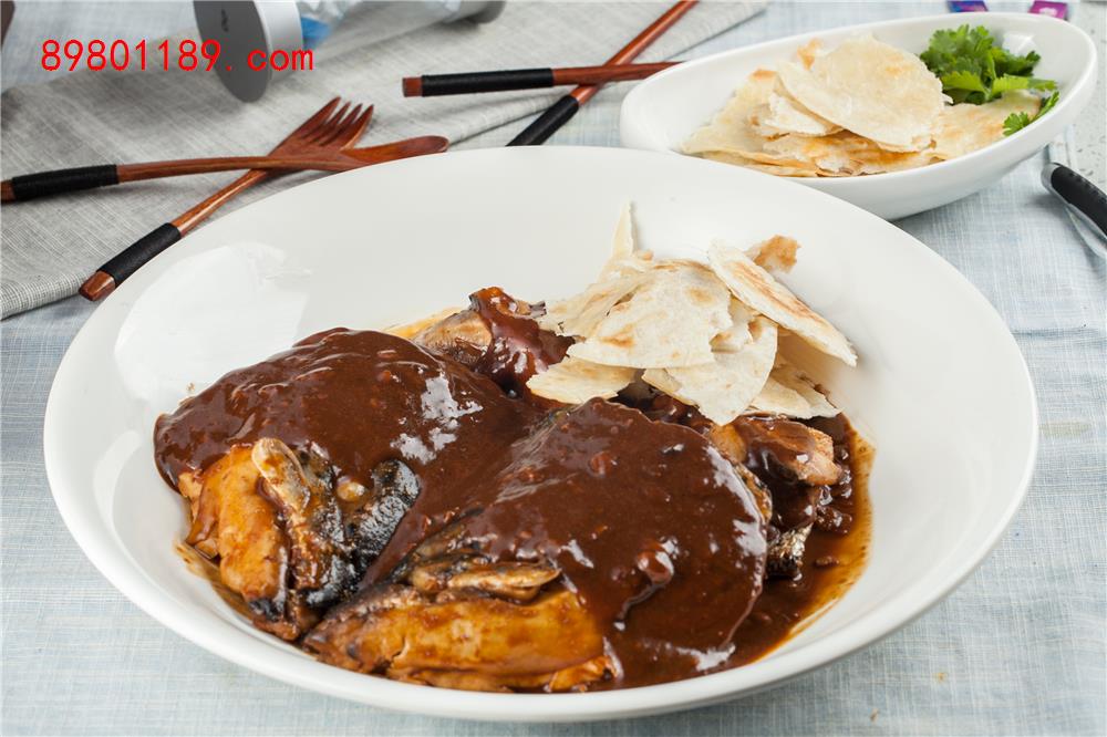 三文鱼头泡饼-