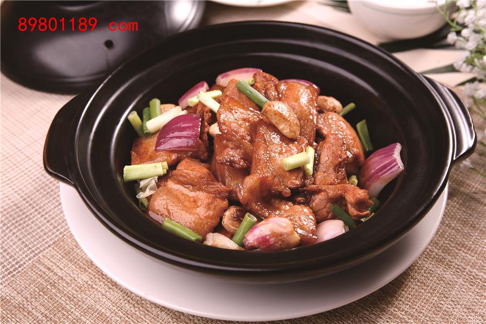 三葱虾酱腩肉煲