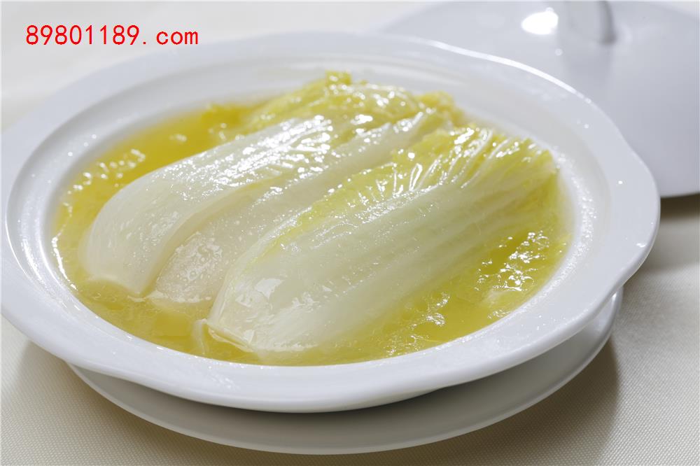 上汤鸡油白菜