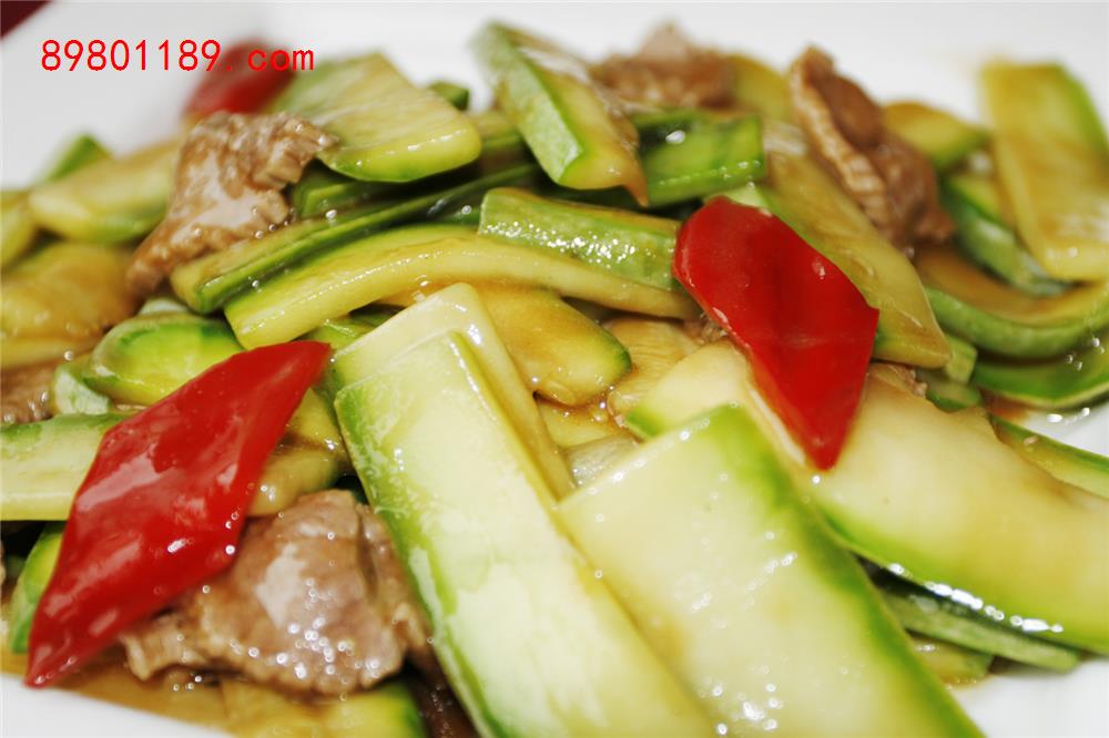 云南小瓜牛肉爽