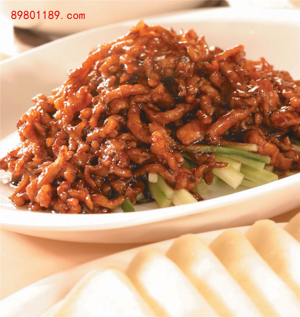 京酱肉丝包饼