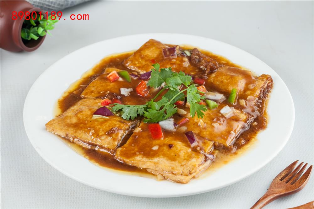 传统锅塌豆腐-
