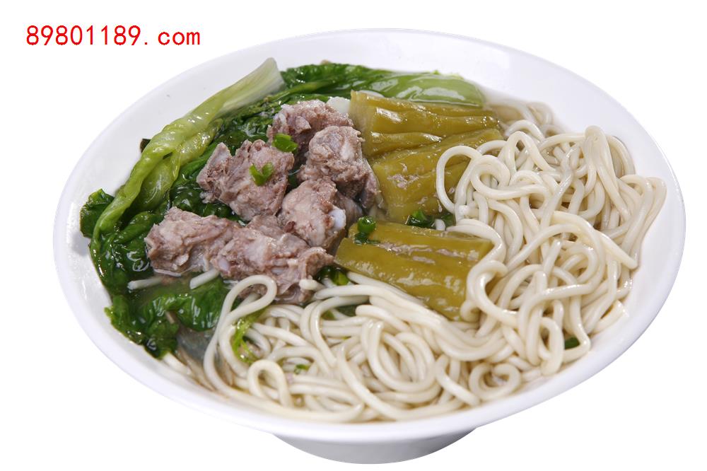 凉瓜杏仁龙骨汤面
