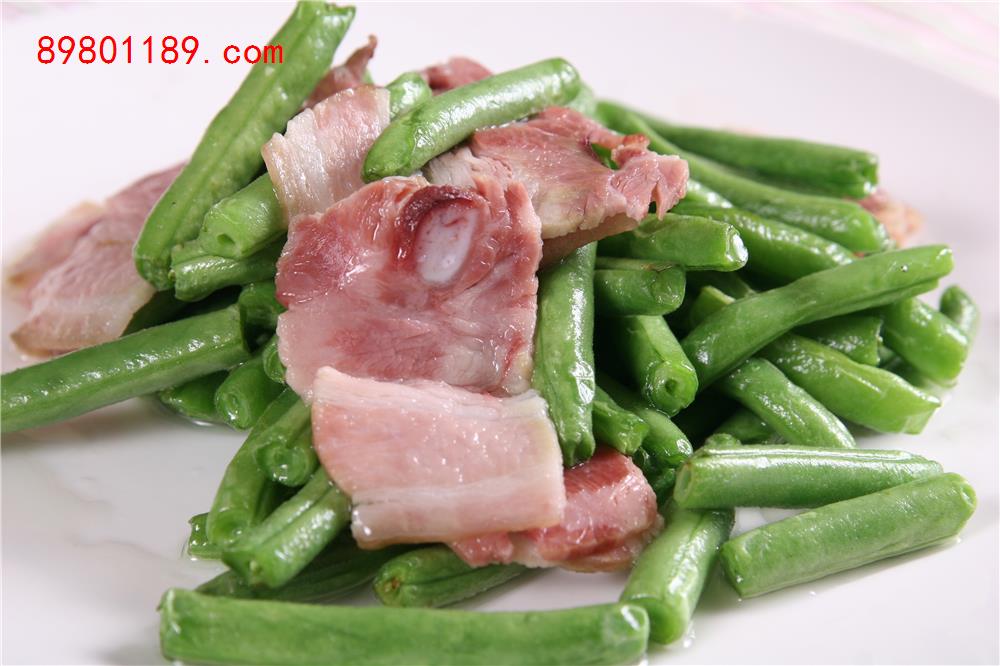豆炒咸肉片