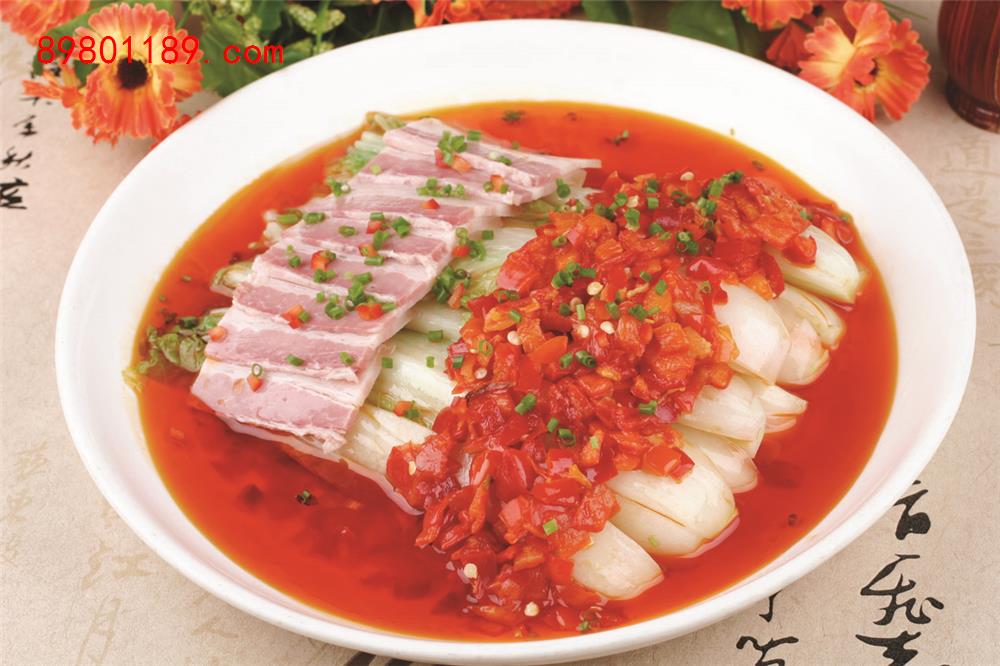 剁椒咸肉娃娃菜