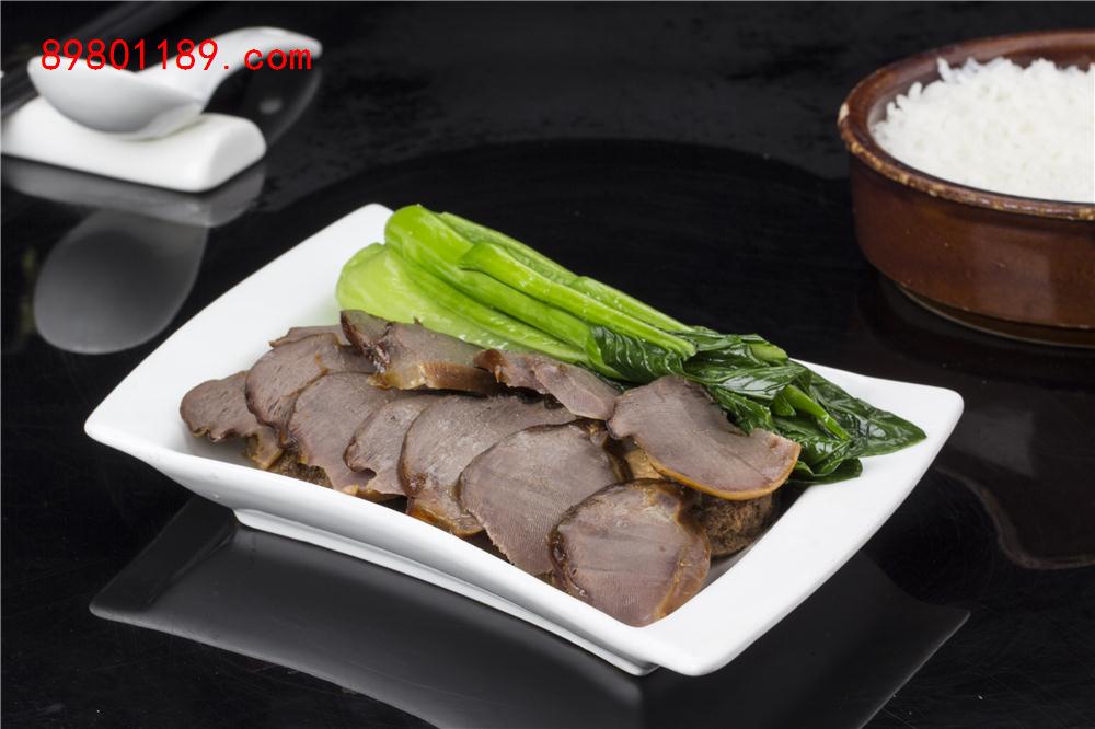 卤水鸭肾饭-