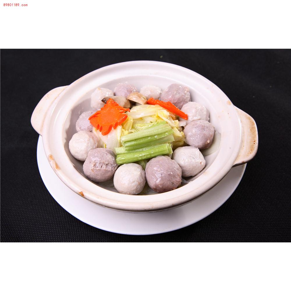 召菜双丸煲-
