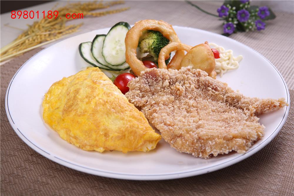 吉列猪扒蛋包饭