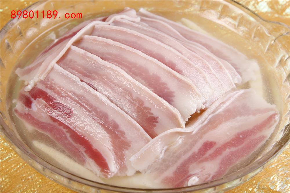 咸肉扣水笋另挑图库