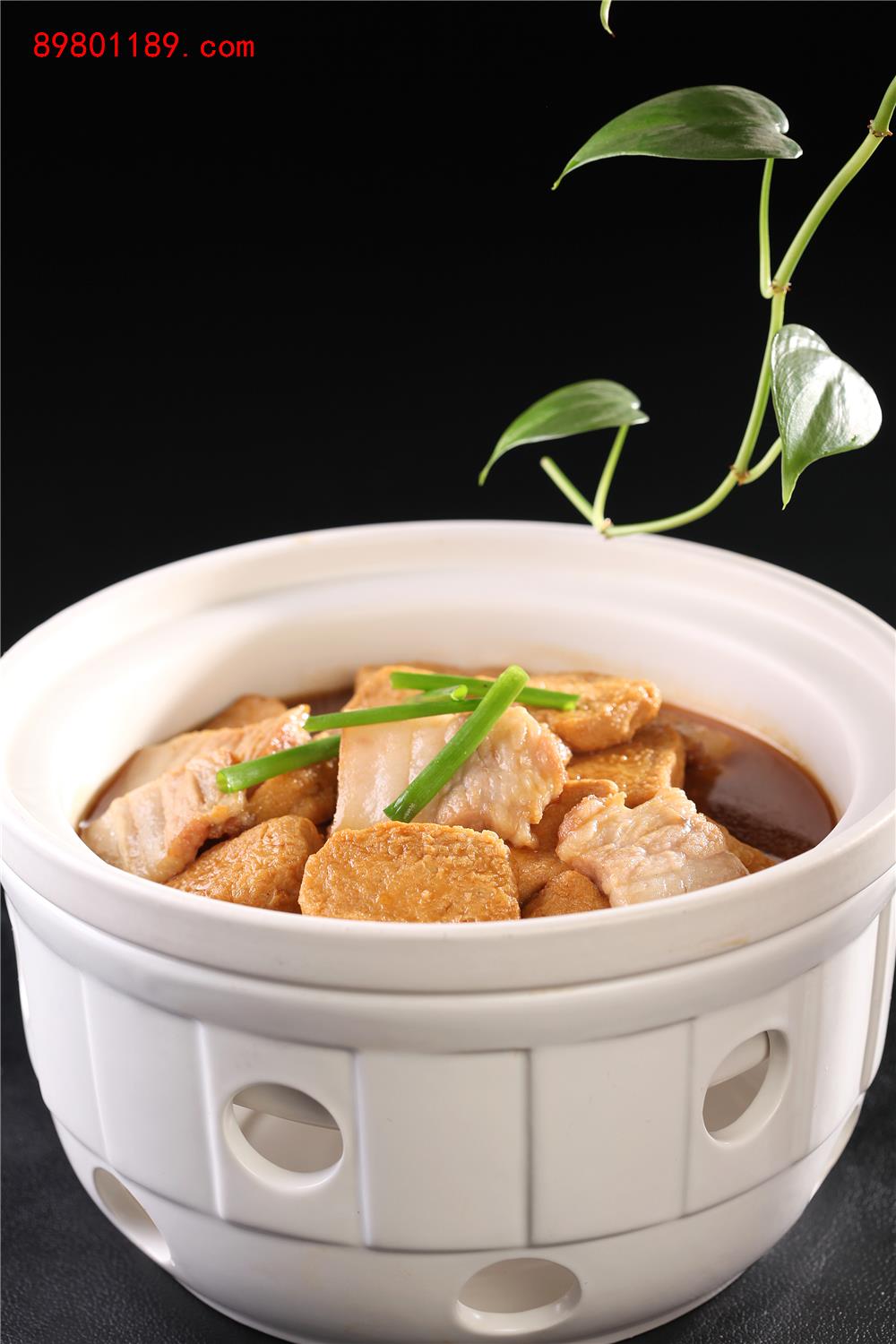 咸肉素鸡煲