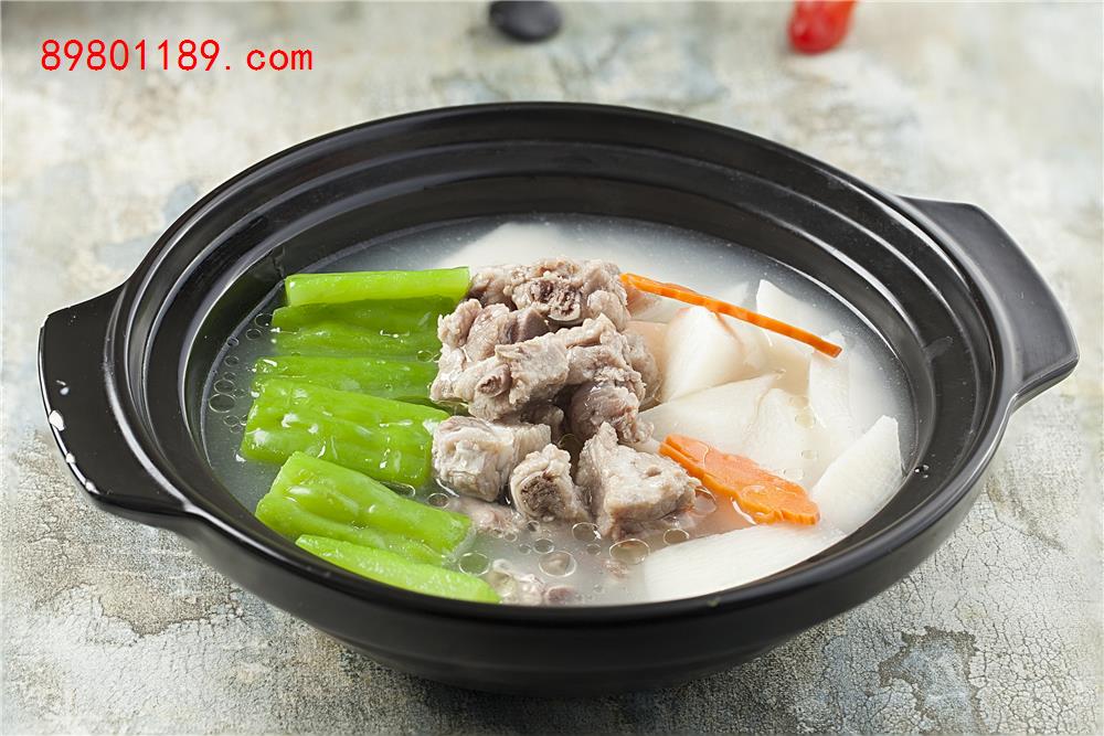 咸骨凉瓜淮山煲