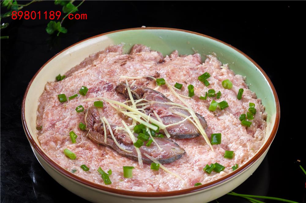 咸鱼蒸肉饼