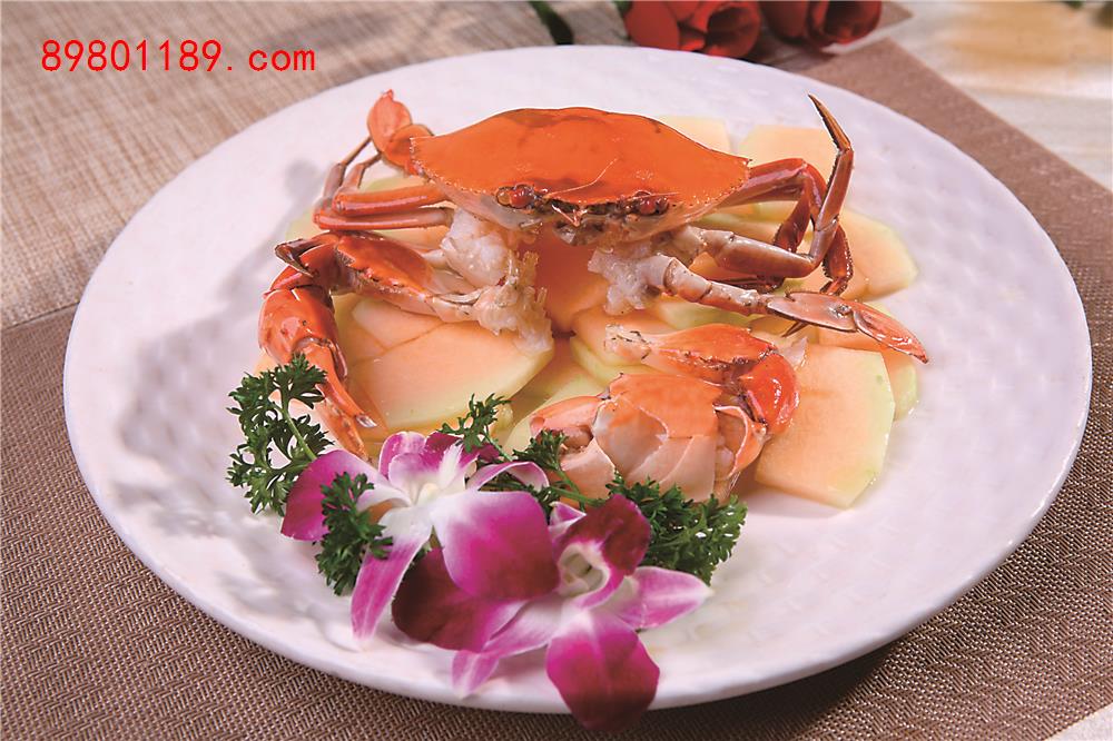 哈蜜瓜炒蟹