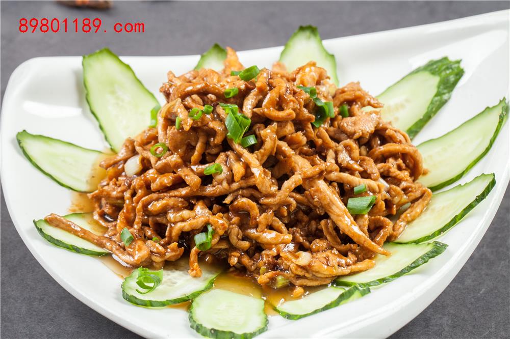 大酱炒肉丝-