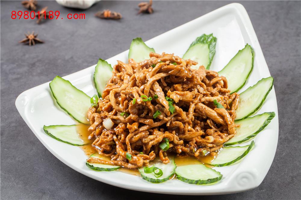 大酱炒肉丝-
