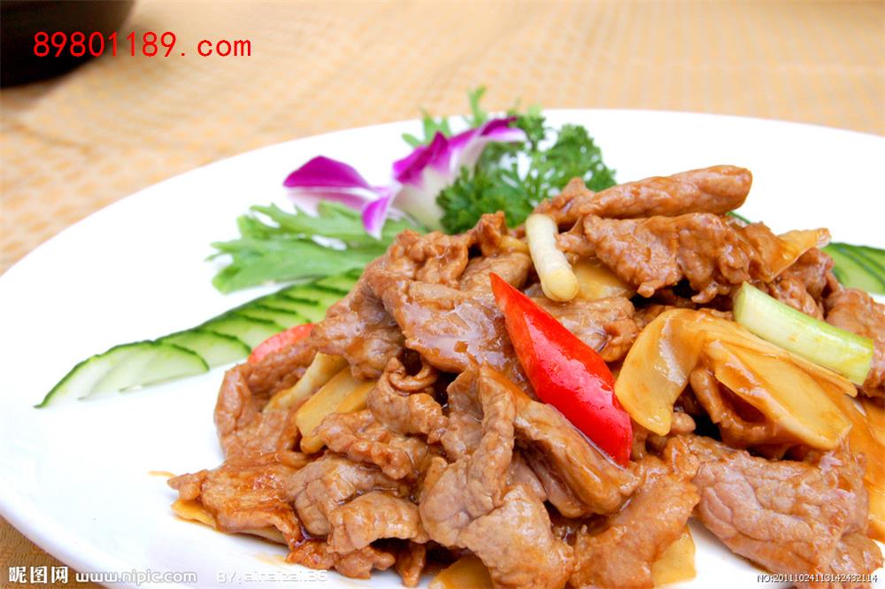 子姜炒牛肉
