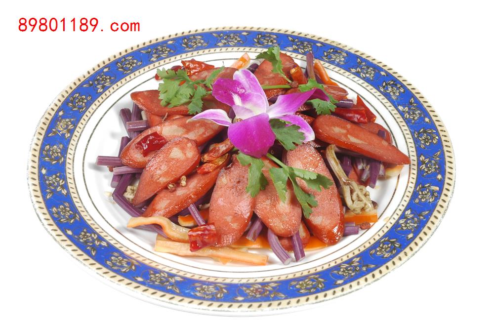 家乡炒腊肠