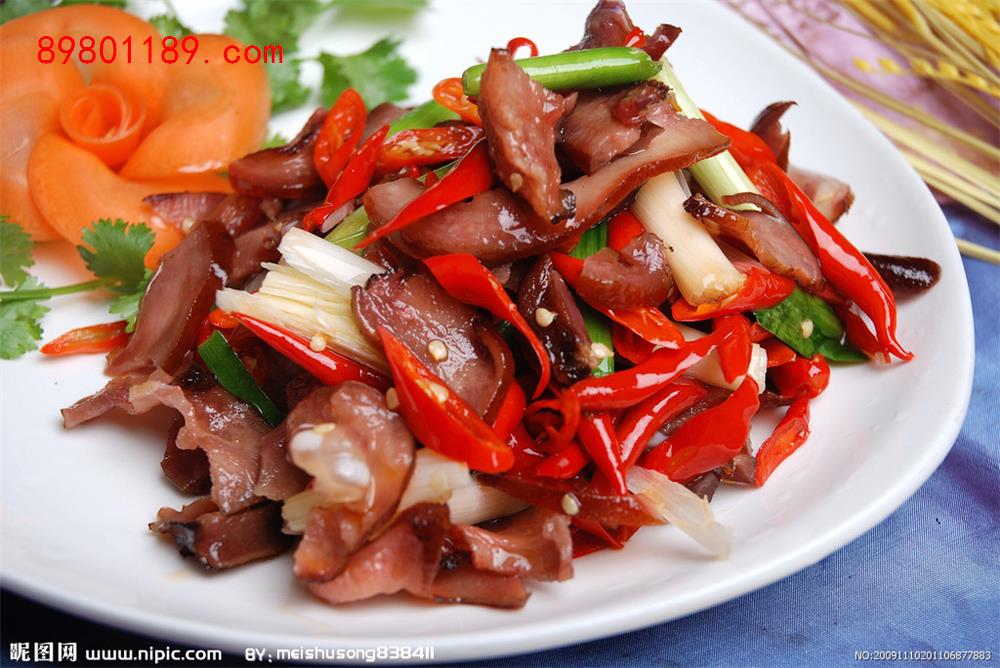 小炒腊猪脸