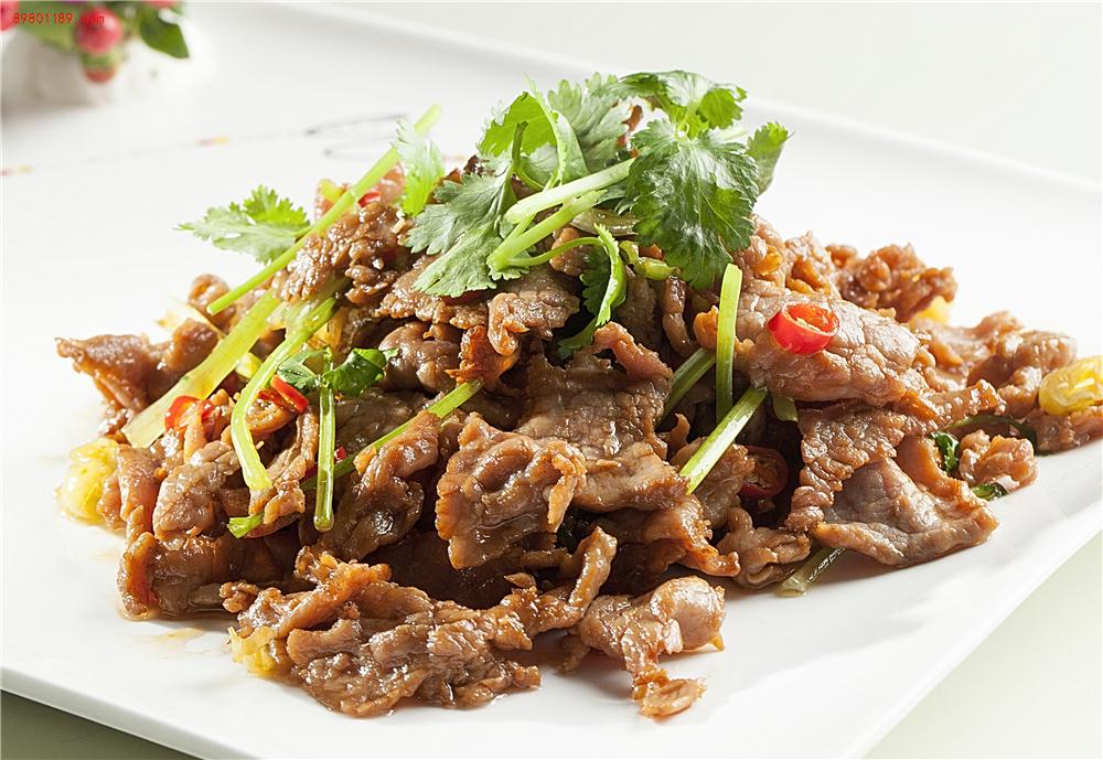 小炒黄牛肉-