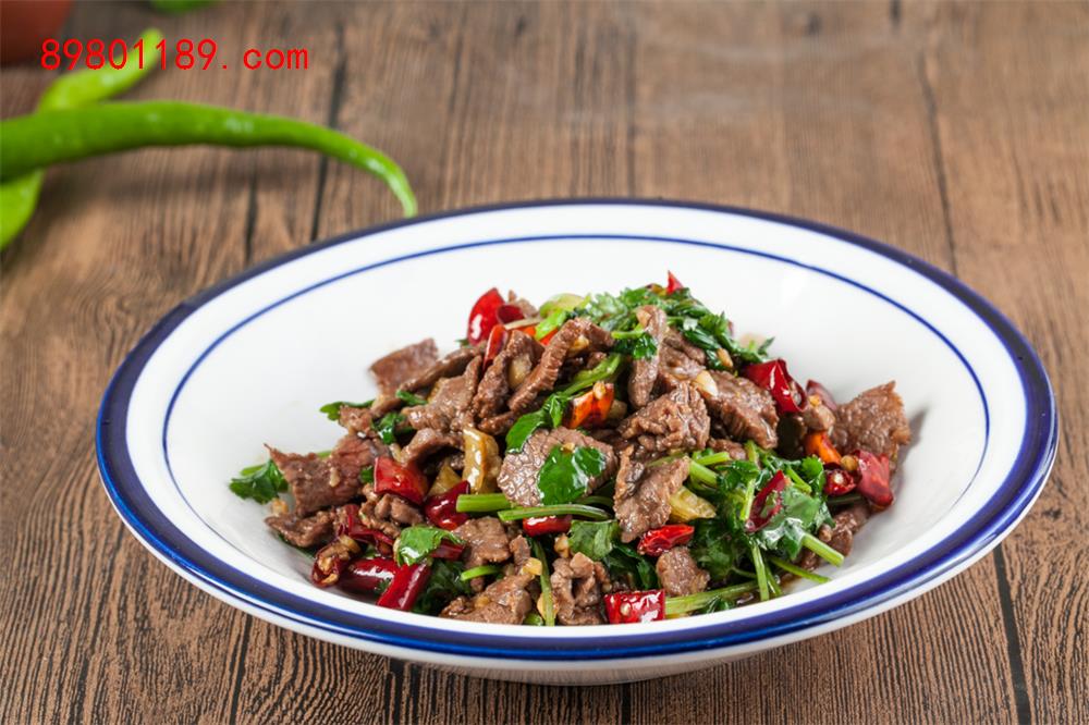 小炒黄牛肉-