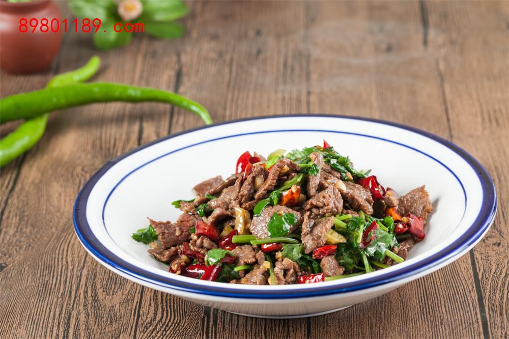 小炒黄牛肉-