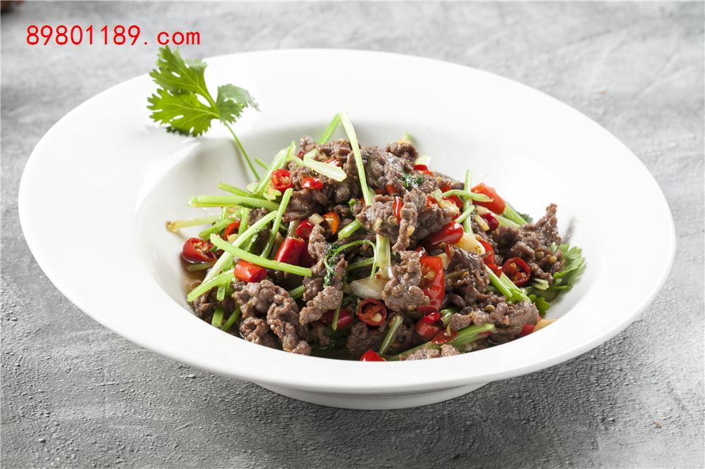 小炒黄牛肉-