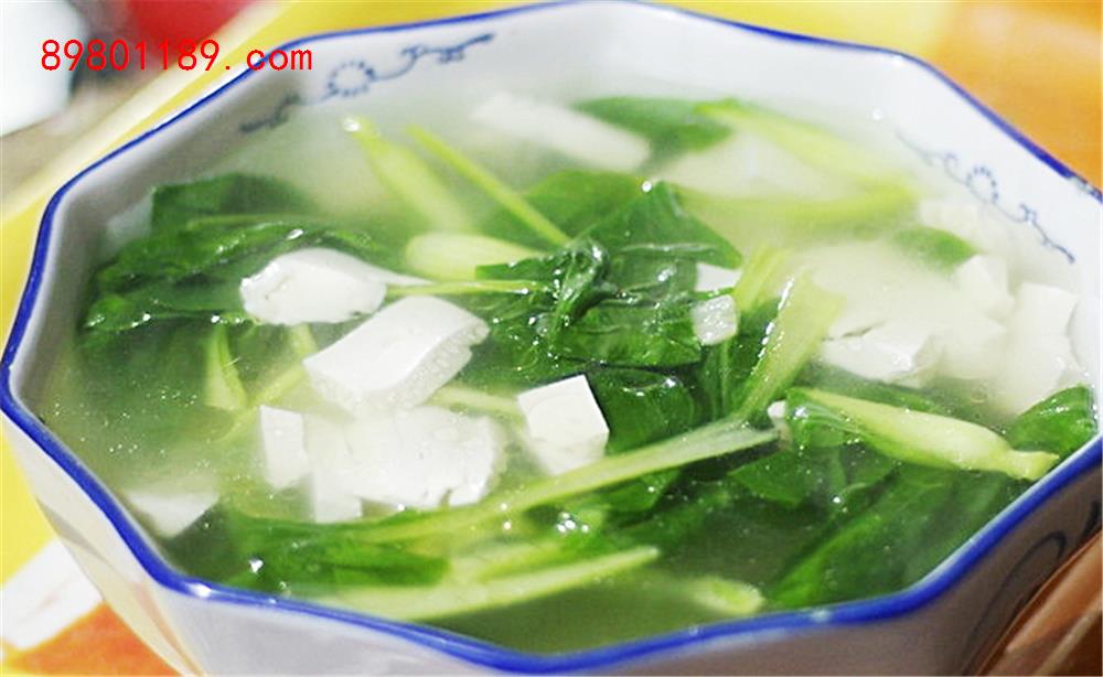 小白菜豆腐汤