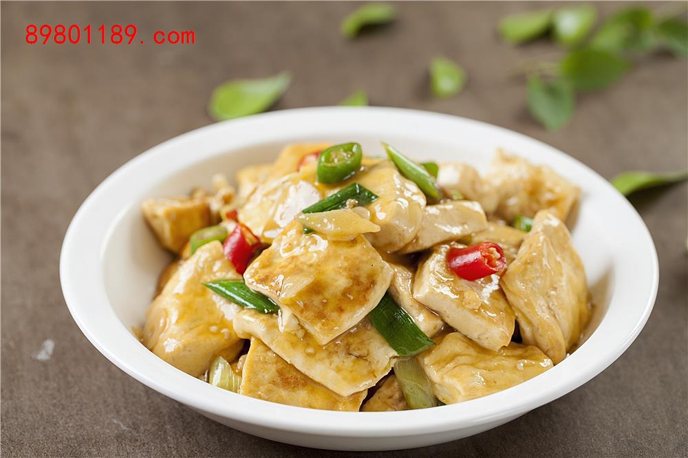 小肉煎豆腐
