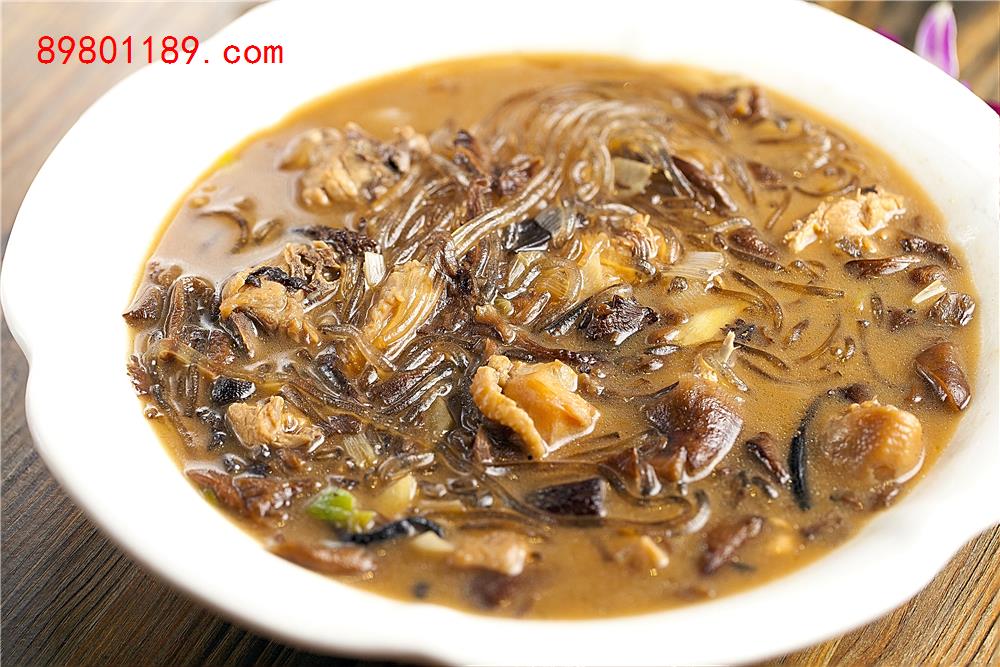 小鸡蘑菇炖粉条