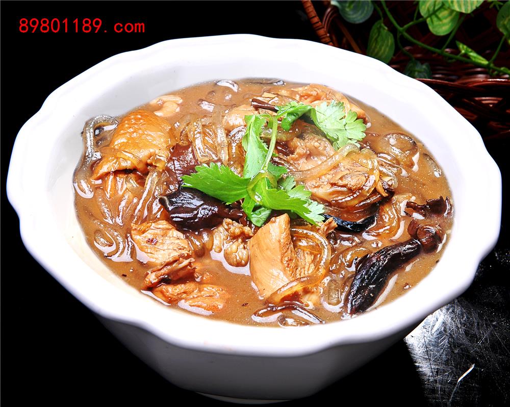 小鸡蘑菇炖粉条