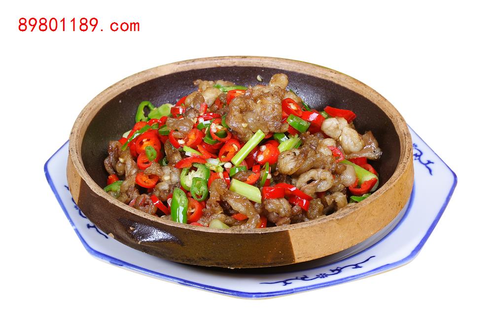 尖椒炒油渣