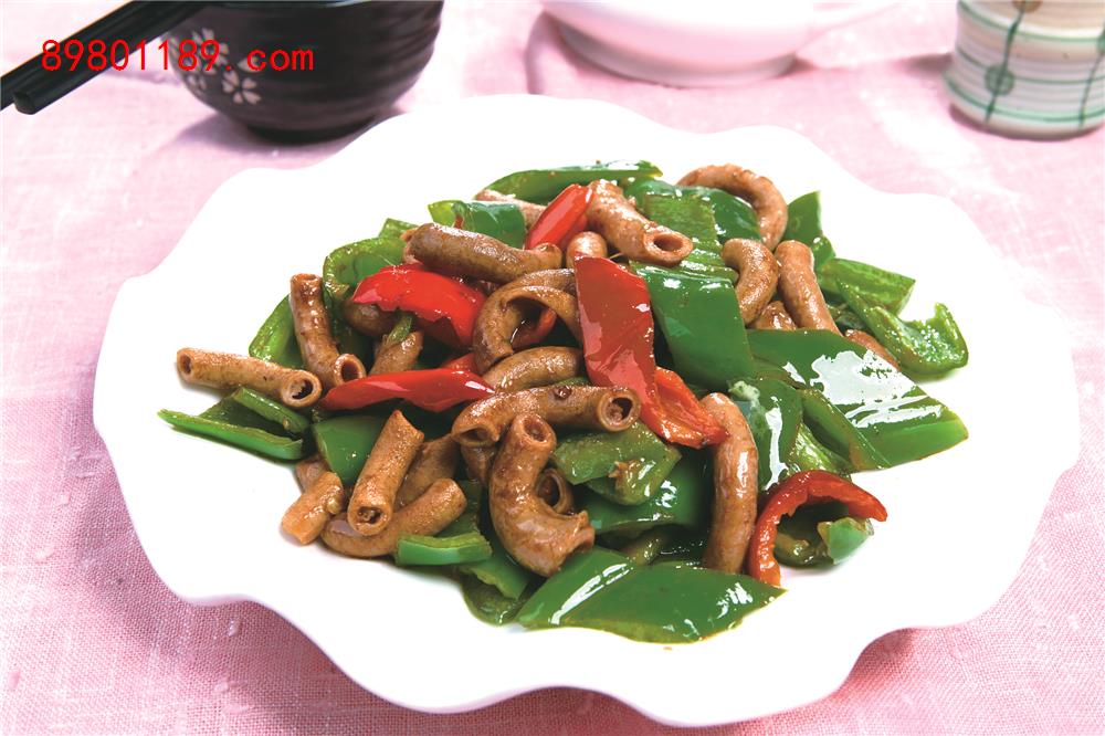 尖椒炒鹅肠