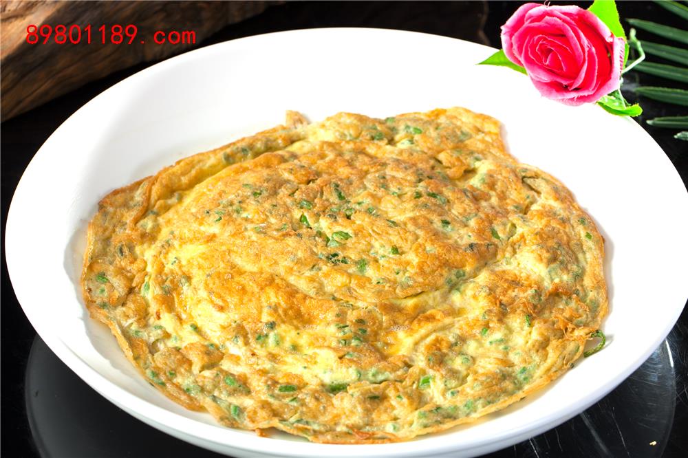 山野菜煎鸡蛋