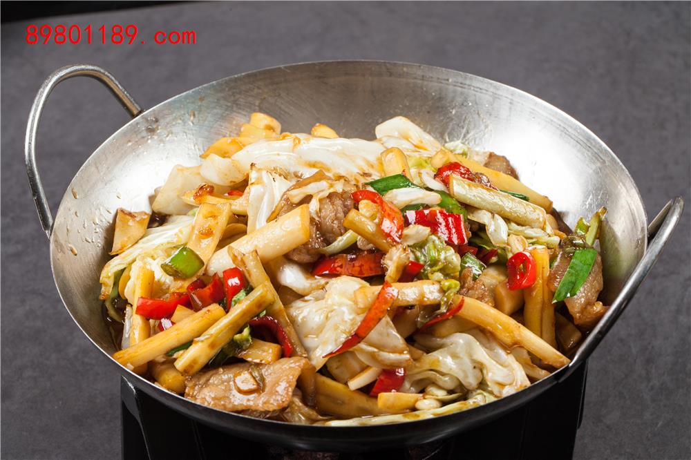 干锅小笋包菜-
