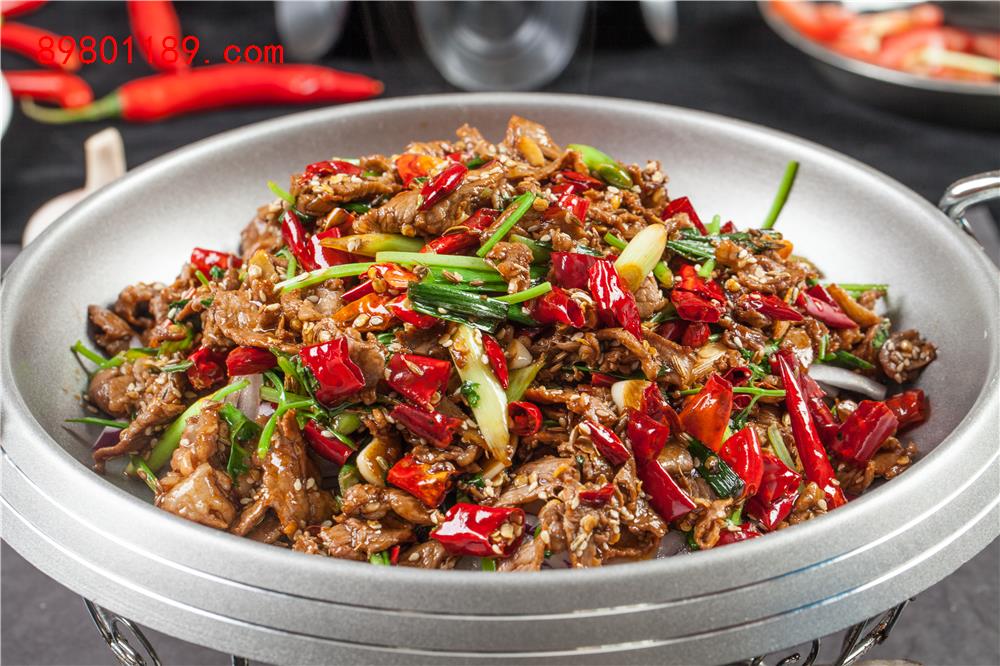 平锅炒烤羊肉-