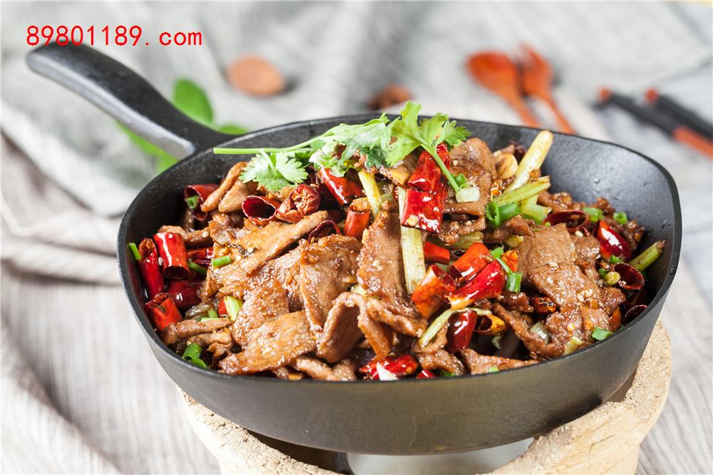 平锅炒烤羊肉-