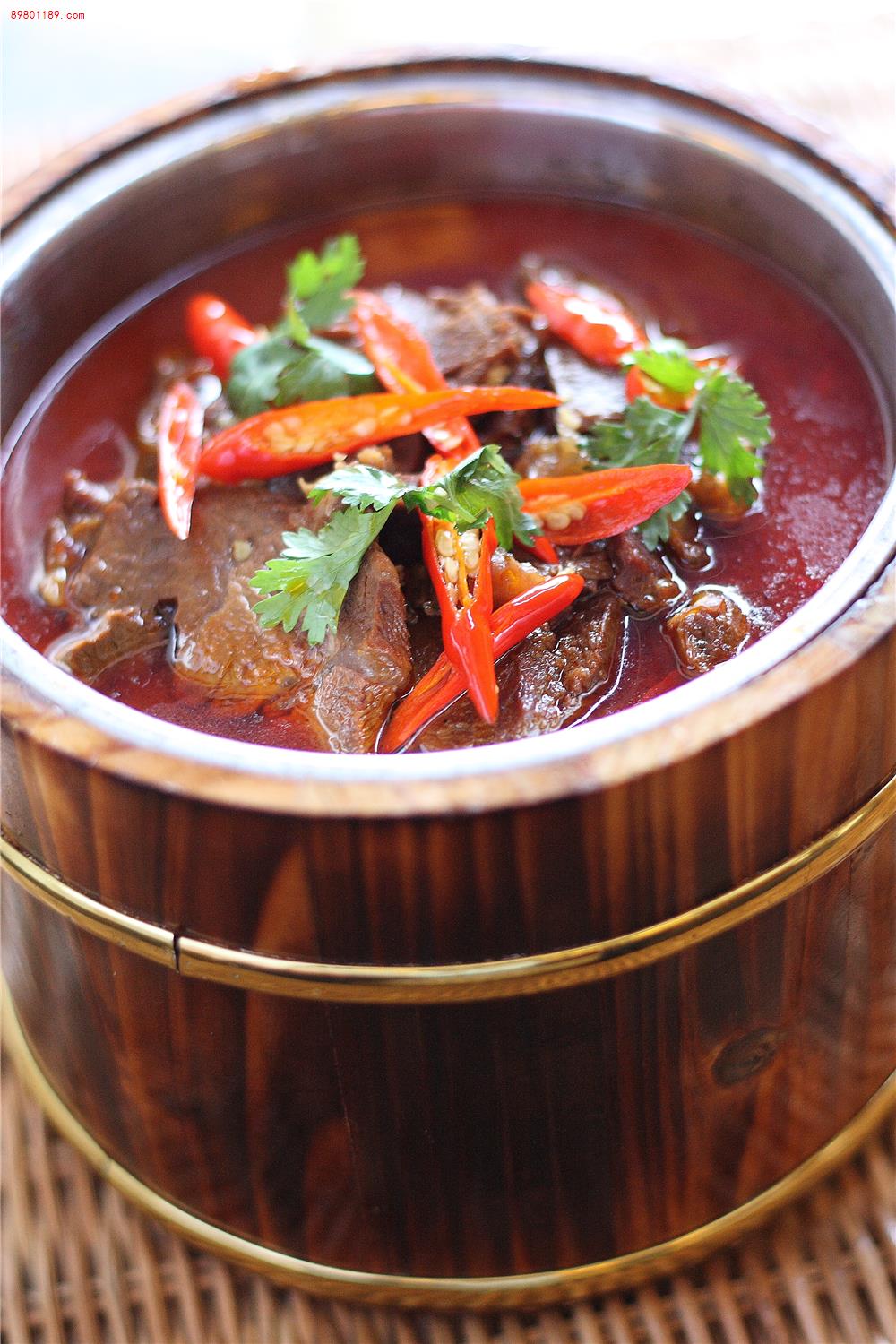 木桶牛肉---