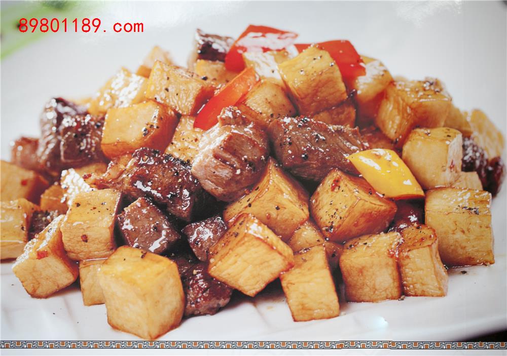 杏鲍菇牛柳粒