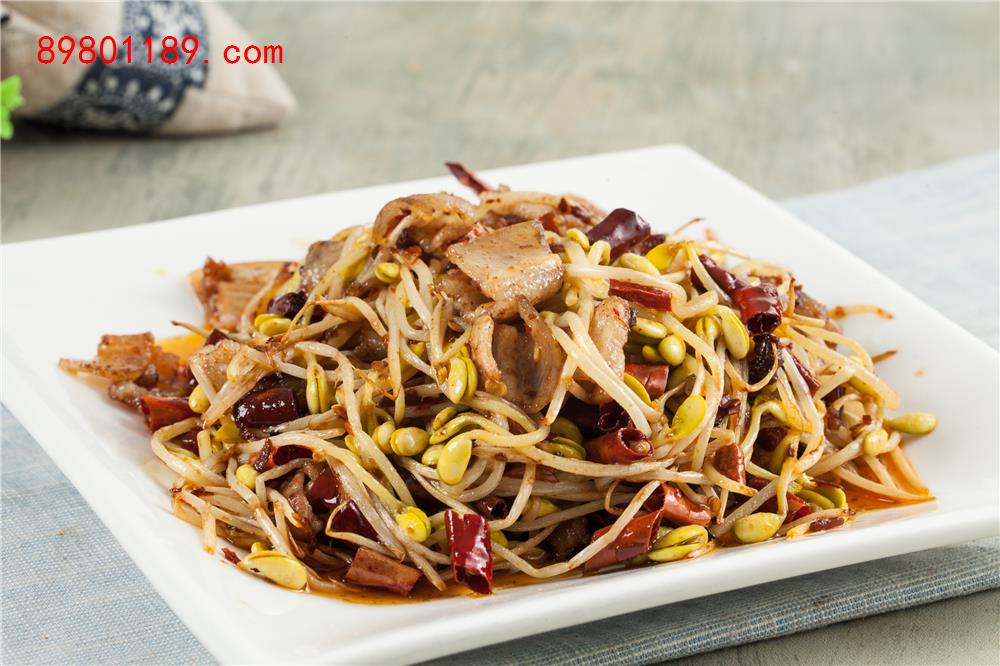 梅肉酱黄豆芽-