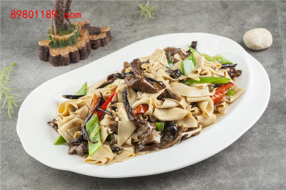 棒菇炒干豆腐-