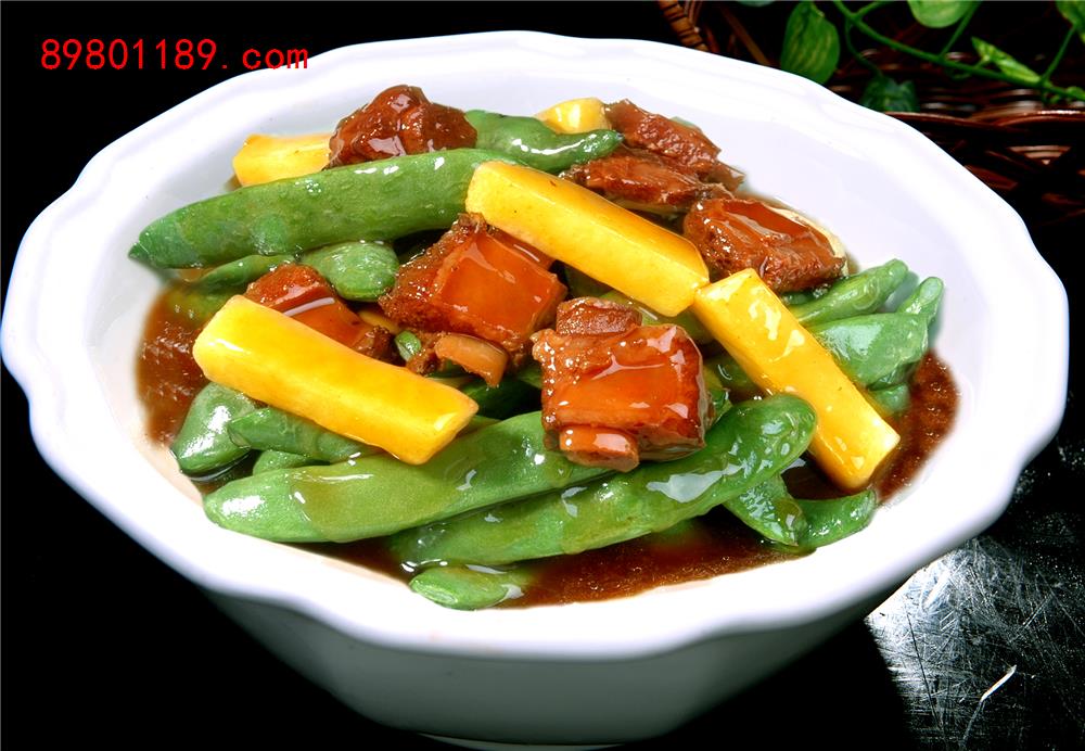油豆角炖排骨土豆￥