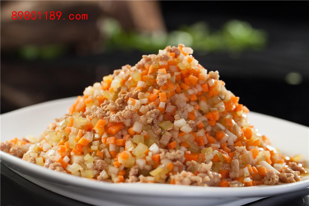 泡菜肉沫