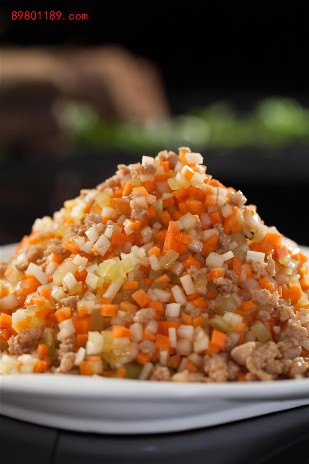 泡菜肉沫