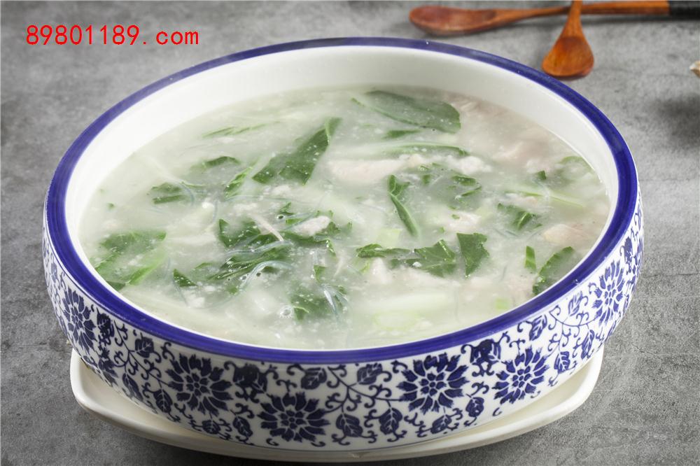 清蒸肉炖小白菜粉丝-